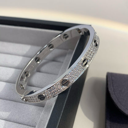 [moco jewelrys]LOVE BRACELET 6.1MM DIAMOND-PAVED CERAMIC