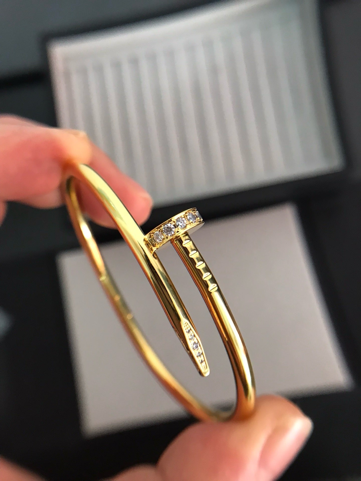 [moco jewelrys]JUSTE BRACELET 3.5MM DIAMONDS