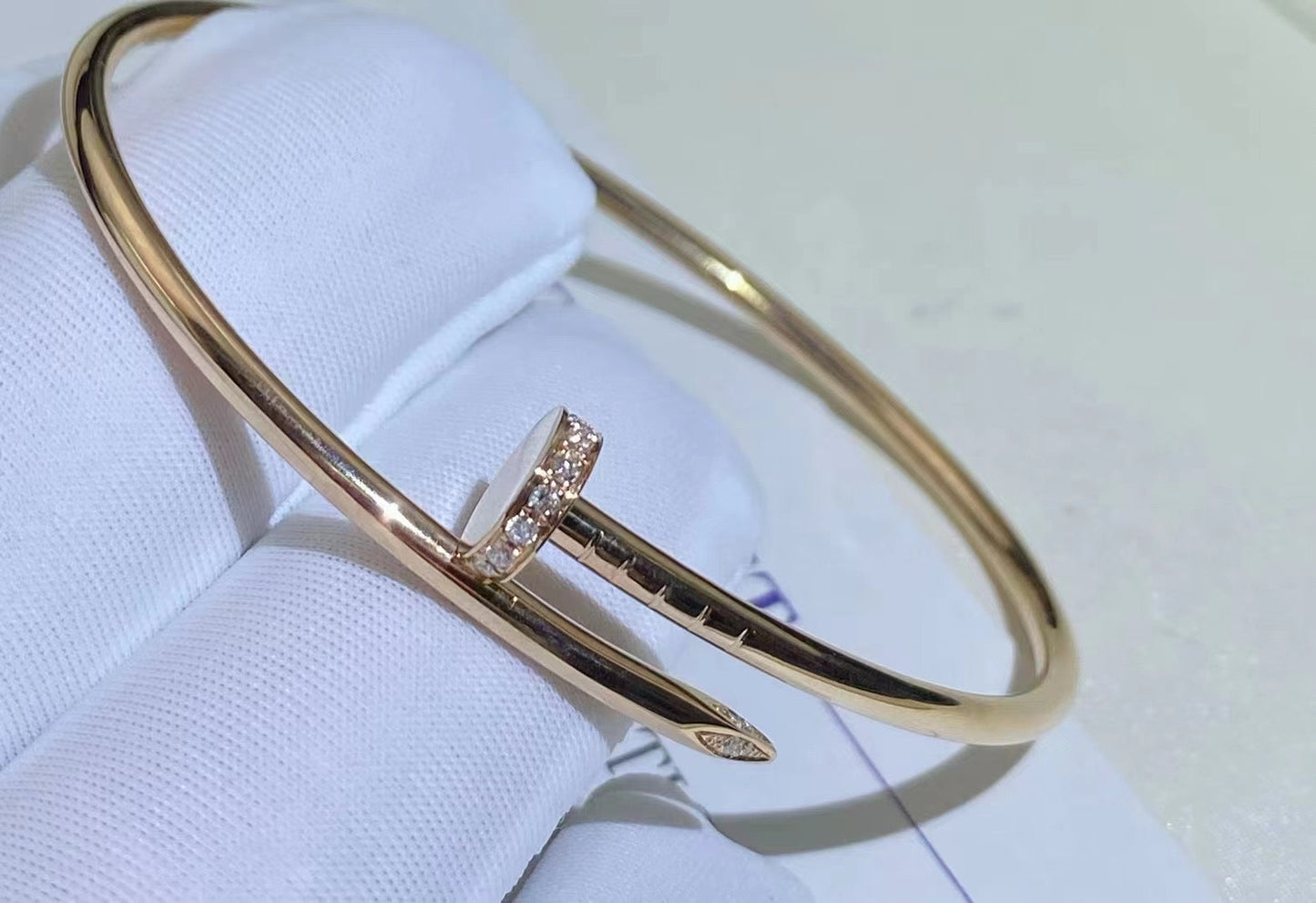 [moco jewelrys]JUSTE BRACELET 2.5MM DIAMONDS
