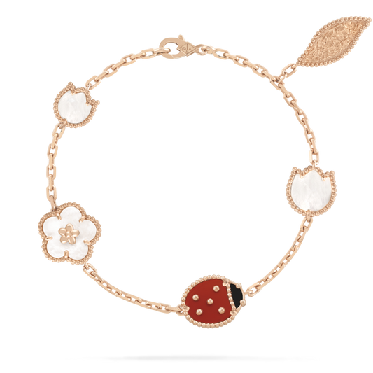 [moco jewelrys]LUCKY SPRING 5 MOTIF BRACELET