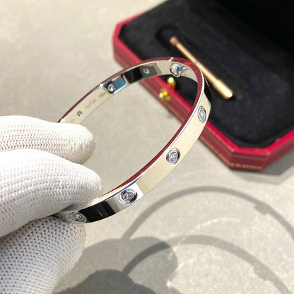 [moco jewelrys]LOVE BRACELET 6.1MM 10 DIAMONDS