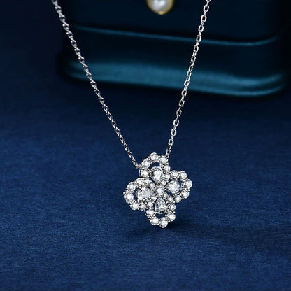 [moco jewelrys]LOOP NECKLACE FULL MOTIF DIAMOND 16MM MULTIPLE COLORS