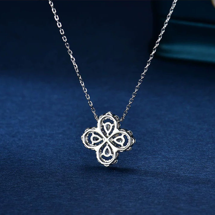 [moco jewelrys]LOOP NECKLACE FULL MOTIF DIAMOND 16MM MULTIPLE COLORS