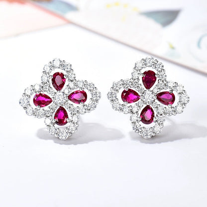 [moco jewelrys]LOOP EARRINGS FULL MOTIF DIAMOND 16MM