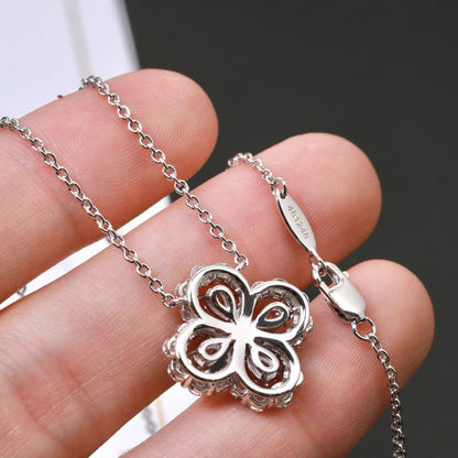 [moco jewelrys]LOOP NECKLACE FULL MOTIF DIAMOND 16MM MULTIPLE COLORS