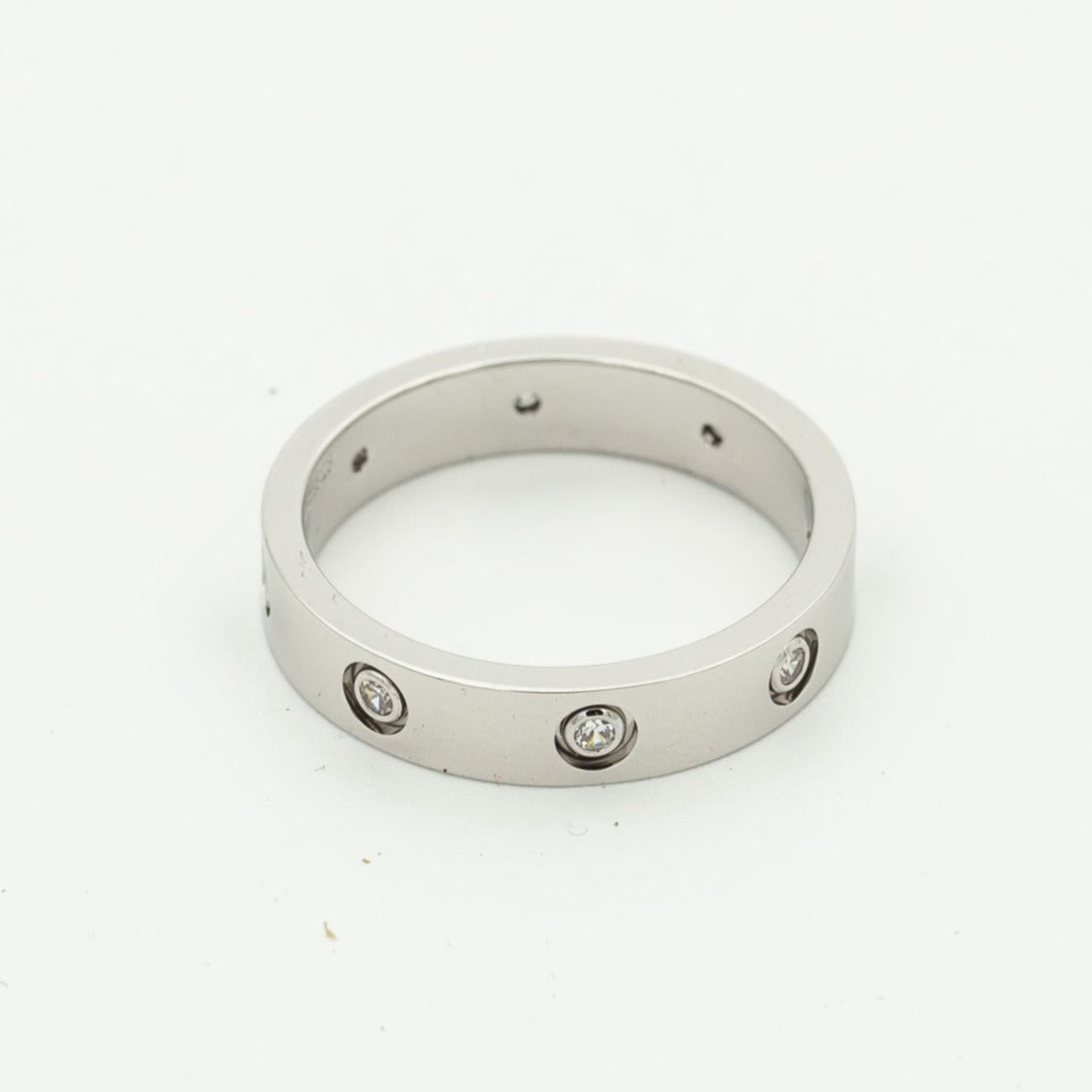 [moco jewelrys]LOVE RING 3.6MM 8 DIAMONDS