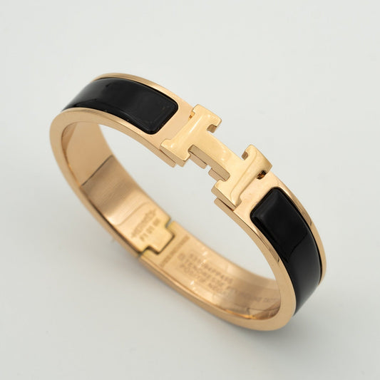 [moco jewelrys]H BLACK BRACELET