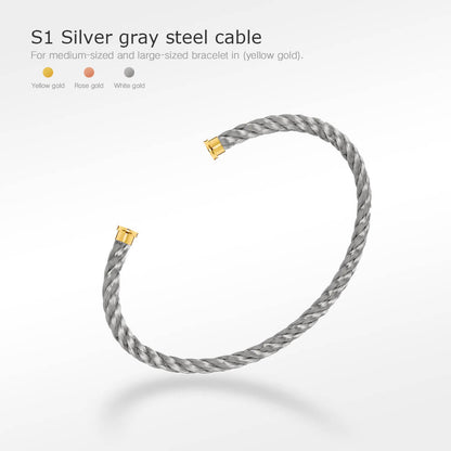 [moco jewelrys]FORCE SERIES BRACELET CABLES 50 CHOICES (DIY SELECTION)