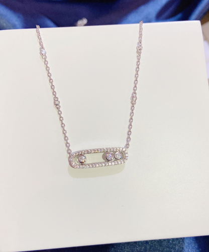 [moco jewelrys]MK MOVE FULL DIAMOND NECKLACE