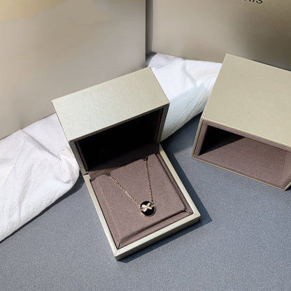[moco jewelrys]JEUX DE PINK GOLD DIAMOND NECKLACE