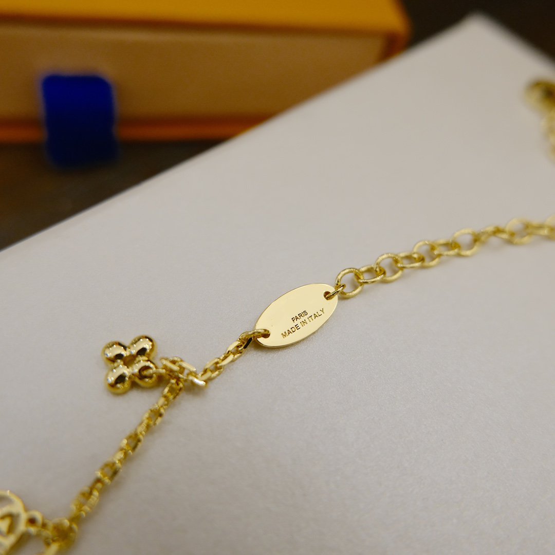 [moco jewelrys]BLOOMING SUPPLE NECKLACE BRASS