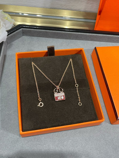 [moco jewelrys]H CIRCE MOISSANITE PENDANT NECKLACE GOLD