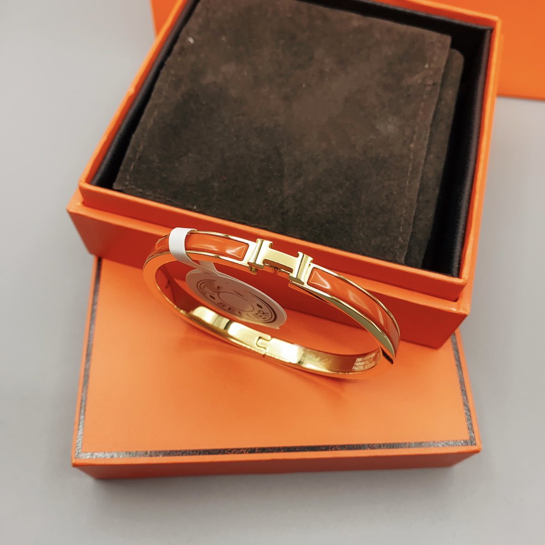 [moco jewelrys]CLASSIC HM CLIC RED 8MM ENAMEL BRACELET
