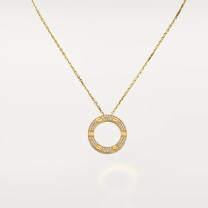 [moco jewelrys]LOVE NECKLACE ADJUSTABLE ROSE GOLD