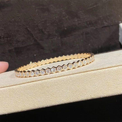 [moco jewelrys]BEE LOVE GOLD BRACELET FULL DIAMOND