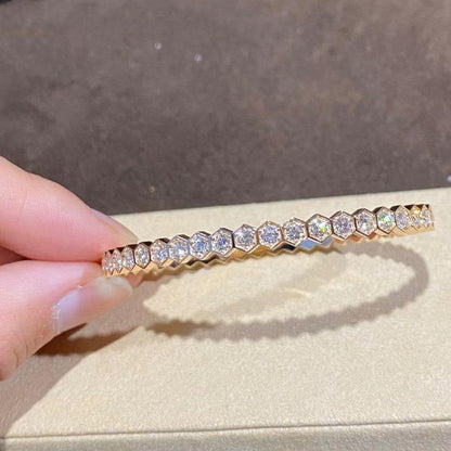 [moco jewelrys]BEE LOVE GOLD BRACELET FULL DIAMOND