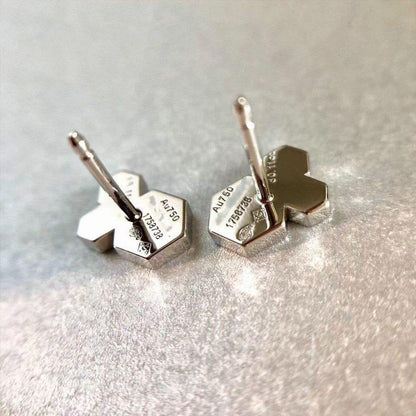 [moco jewelrys]BEE LOVE SILVER DIAMOND EARRINGS