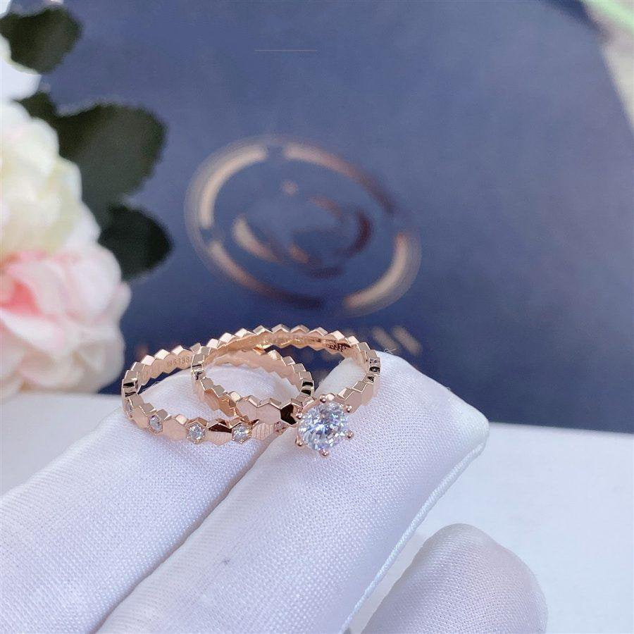 [moco jewelrys]BEE LOVE RING PINK GOLD 1 DIAMOND