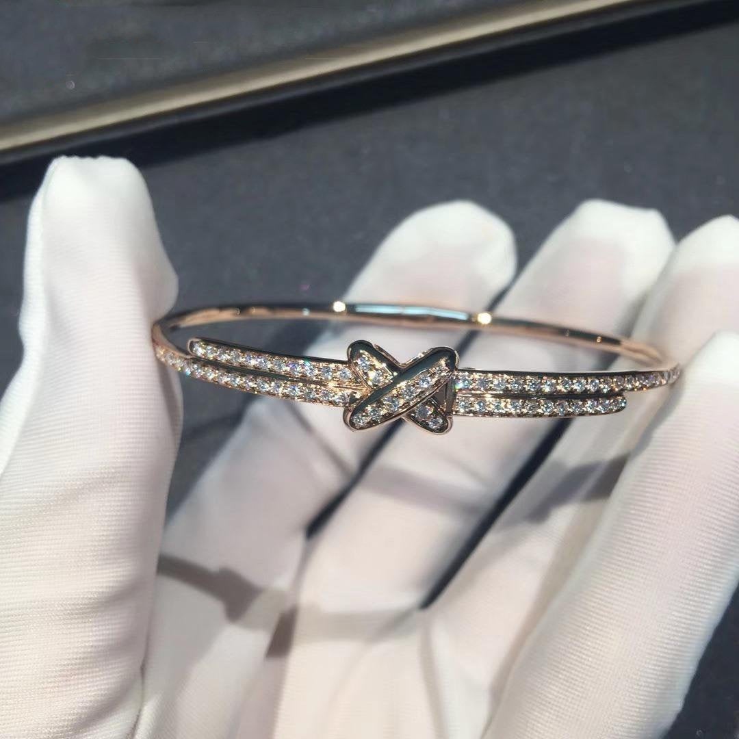 [moco jewelrys]JEUX DE BRACELET DIAMONDS PINK GOLD
