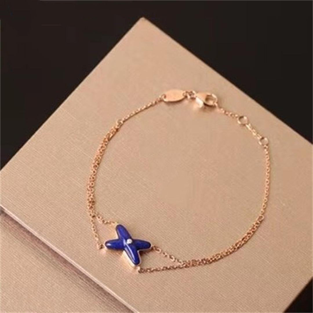 [moco jewelrys]Hollow Design Four-Leaf Clover Flower Shape Ring