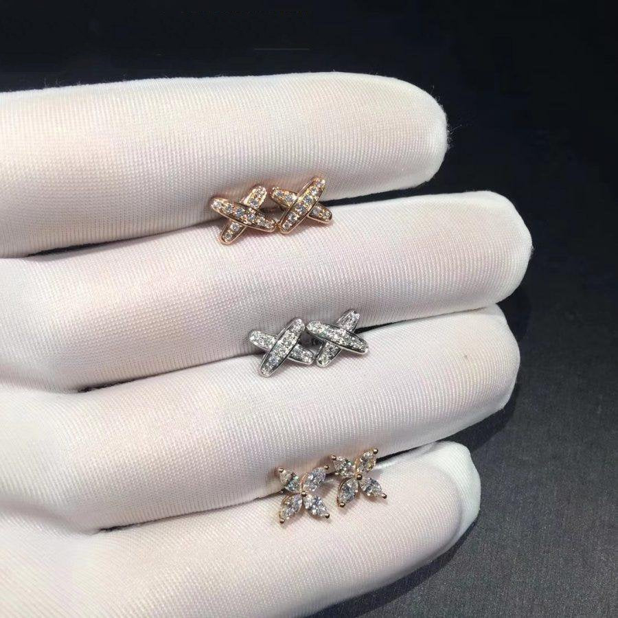 [moco jewelrys]JEUX DE DIAMOND EARRINGS