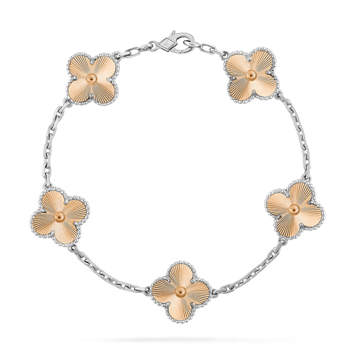 [Moco jewelrys] CLOVER 5 MOTIF LASER BRACELET COLLECTION