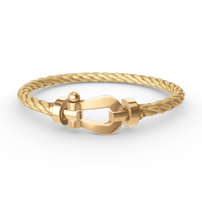[moco jewelrys]FORCE LARGE HORSESHOE NO DIAMOND BRACELET GOLD