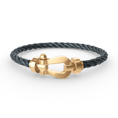 [moco jewelrys]FORCE LARGE HORSESHOE NO DIAMOND BRACELET GOLD