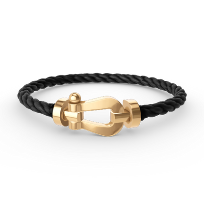 [moco jewelrys]FORCE LARGE HORSESHOE NO DIAMOND BRACELET GOLD