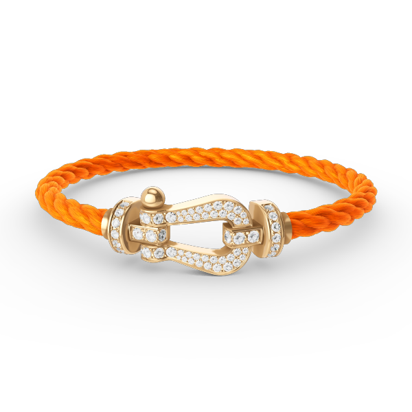 [moco jewelrys]FORCE LARGE HORSESHOE FULL DIAMOND BRACELET GOLD