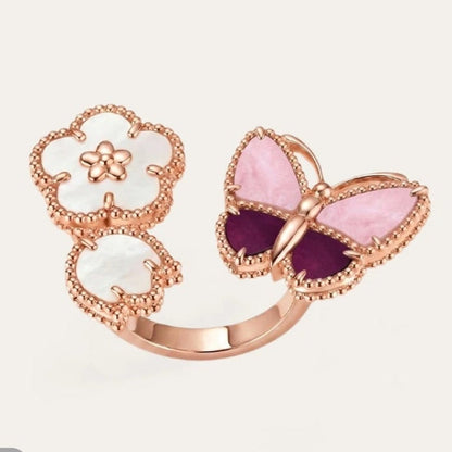 [moco jewelrys] 26 NEW CLOVER LUCKY LIGHT PURPLE SET
