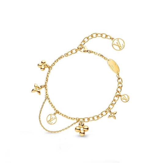 [moco jewelrys]BLOOMING PINK GOLD MOP BRACELET