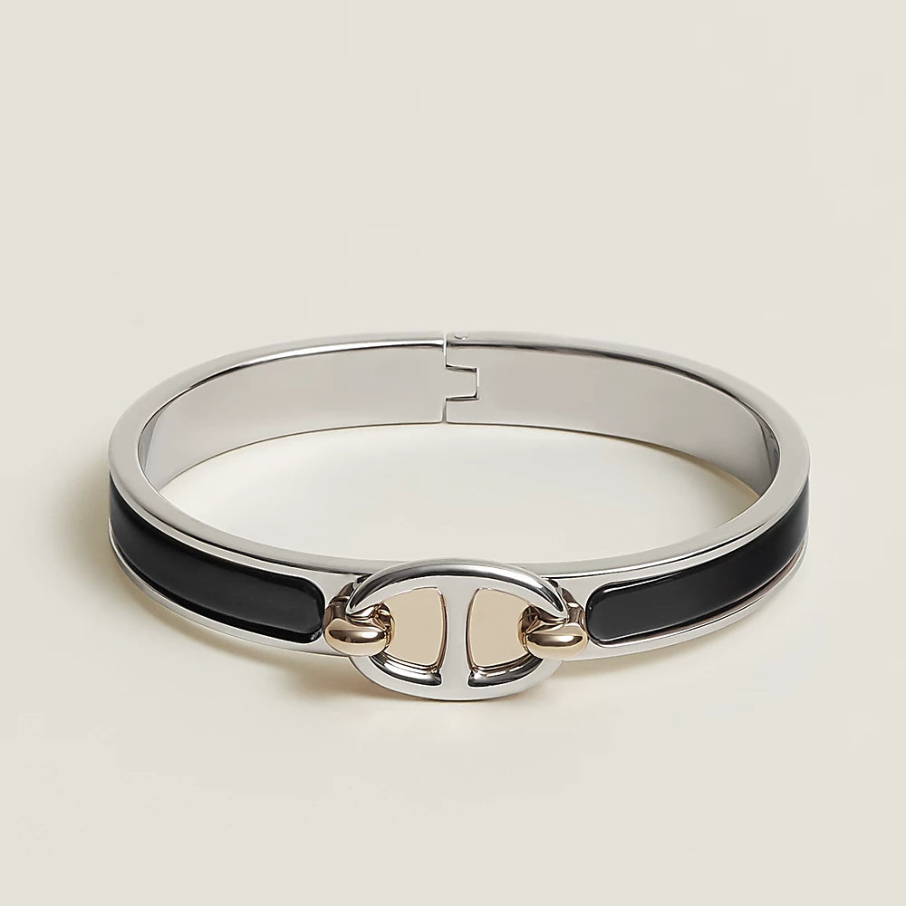 [moco jewelrys]CLIC CHAINE SILVER BRACELET