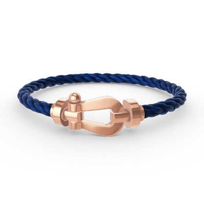 [moco jewelrys]FORCE LARGE HORSESHOE NO DIAMOND BRACELET ROSE GOLD