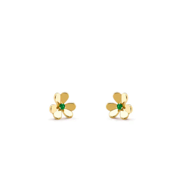 [moco jewelrys]FRIVOLE  FLOWER MALACHITE EARRINGS