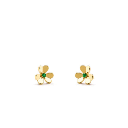 [moco jewelrys]FRIVOLE  FLOWER MALACHITE EARRINGS