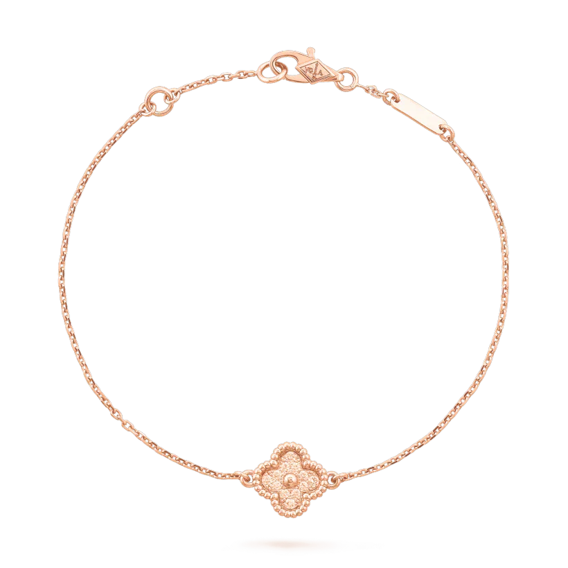 [moco jewelrys]CLOVER SINGLE FLOWER BRACELET