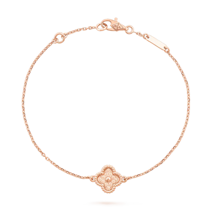 [moco jewelrys]CLOVER SINGLE FLOWER BRACELET