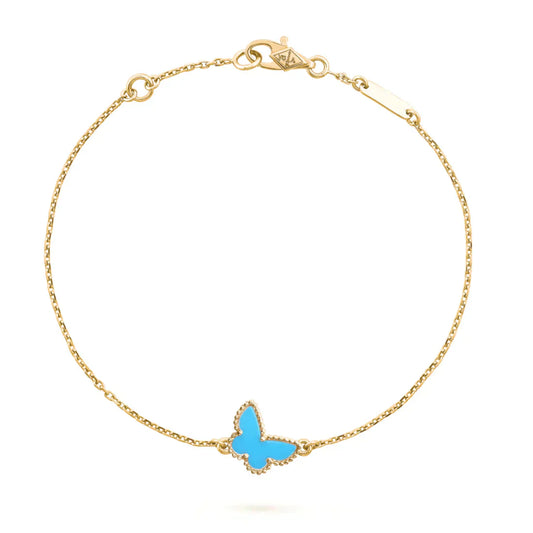 [moco jewelrys]BUTTERFLY TURQUOISE BUTTERFLY BRACELET