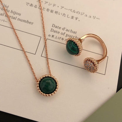 [moco jewelrys]PERLEE COULEURS DIAMOND ROSE GOLD BETWEEN THE FINGER RING