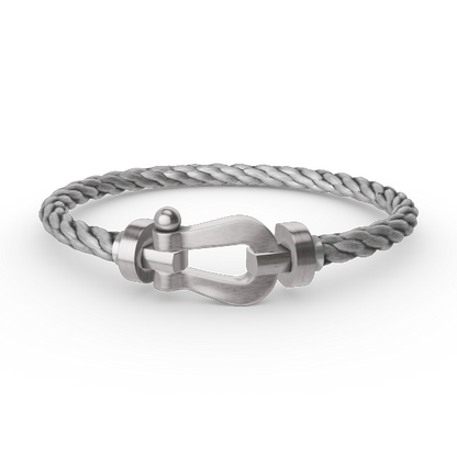 [moco jewelrys]FORCE LARGE HORSESHOE NO DIAMOND BRACELET SILVER