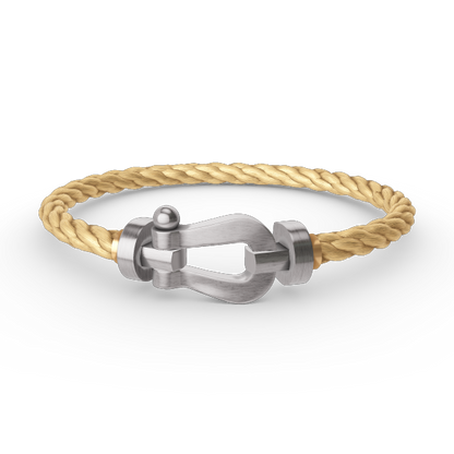 [moco jewelrys]FORCE LARGE HORSESHOE NO DIAMOND BRACELET SILVER