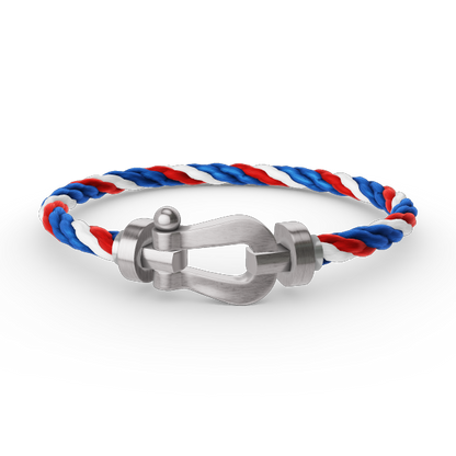 [moco jewelrys]FORCE LARGE HORSESHOE NO DIAMOND BRACELET SILVER