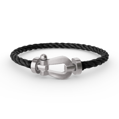 [moco jewelrys]FORCE LARGE HORSESHOE NO DIAMOND BRACELET SILVER